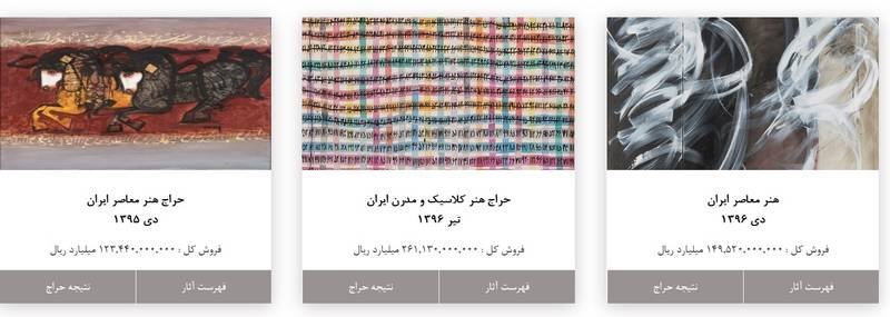 پول‌های نجومی در حراج تهران چگونه خرج می‌شود؟ +تصاویر/فروش آثار هنری بنجل میلیاردی