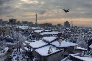 تهران پس از برف