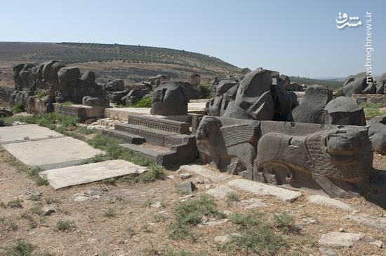 عکس/ تخریب معبد ۳ هزارساله توسط ارتش ترکیه!