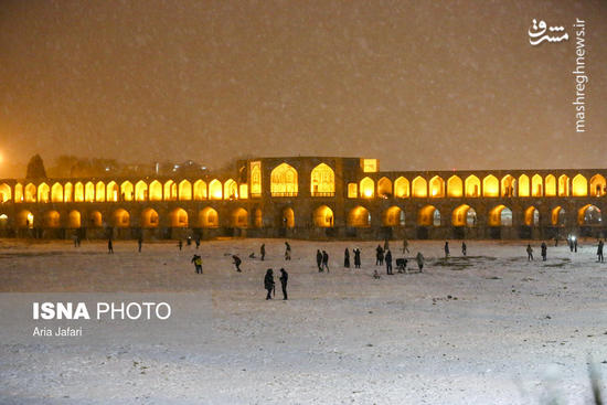 عکس/ چهره زمستانی این روزهای اصفهان