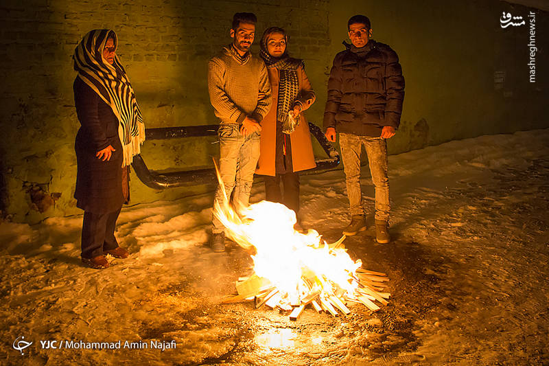 گرمای آتش در سرمای زمستان