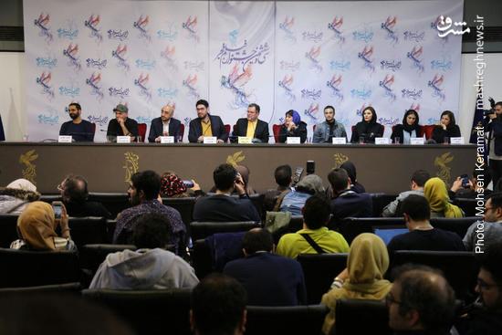 عکس/ نشست خبری فیلم سینمایی عرق سرد