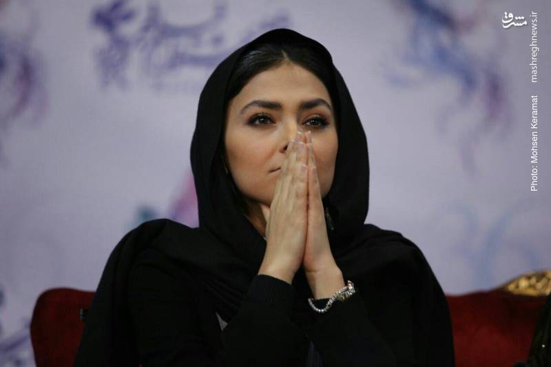 هدی زین العابدین در نشست خبری فیلم  عرق سرد