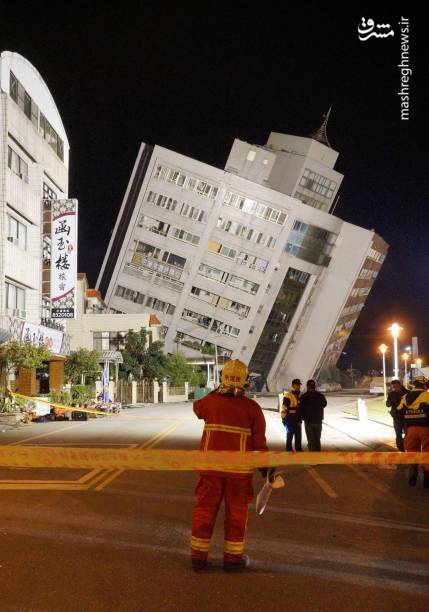 خسارات زلزله شدید در تایوان