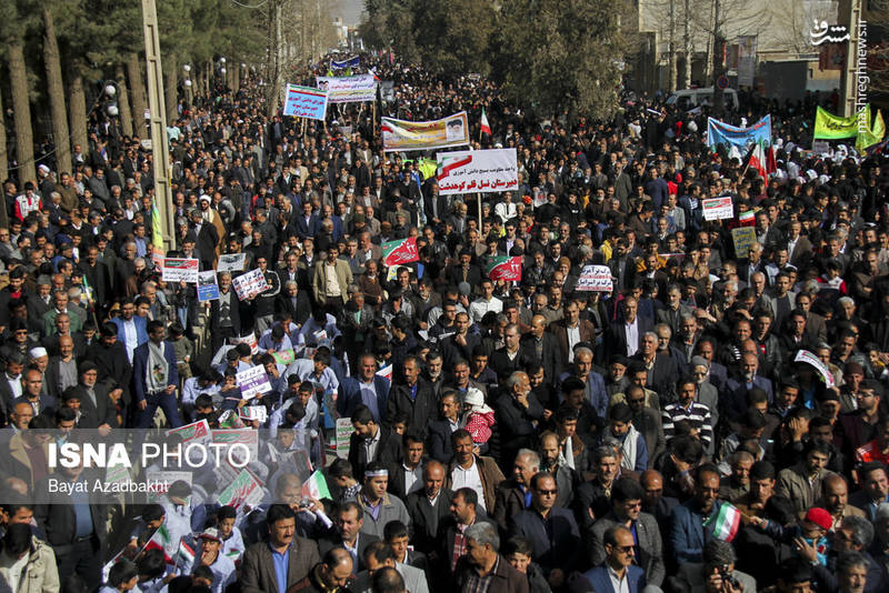 راهپیمایی 22 بهمن در کوهدشت لرستان