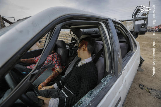 عکس/ مانور بهداشت و درمان اضطراری هلال احمر