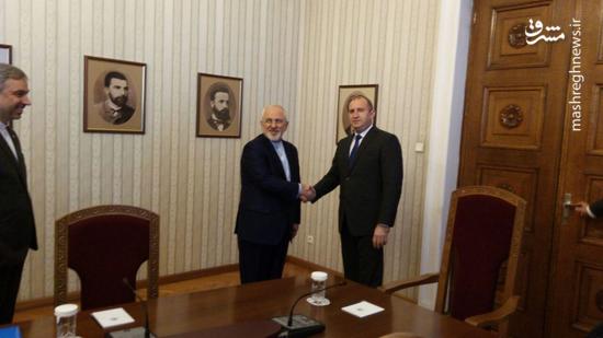 عکس/ دیدار ظریف با رئیس جمهور بلغارستان