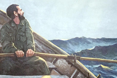 عکس/ نقاشی آخرین سفرِ سرداری که در «دجله» گم شد