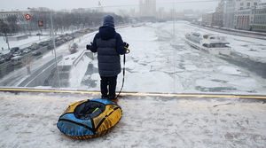  بارش برف سنگین در مسکو