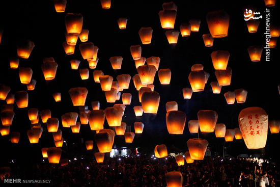 عکس/ جشنواره زیبای فانوس‌های بالونی
