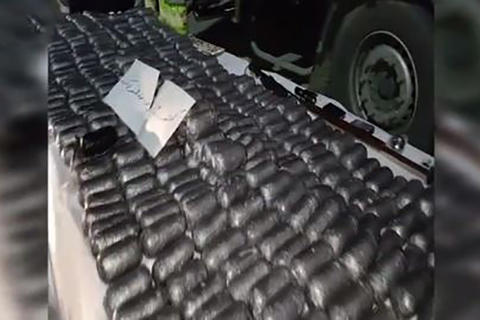 فیلم/ کشف یک ترانزیت موادمخدر توسط اطلاعات سپاه