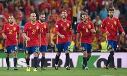 پیروزی اسپانیا در دقایق پایانی مقابل تونس
