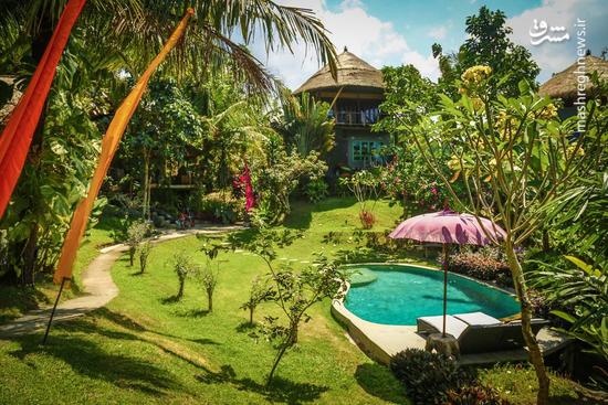 عکس/ هتلی زیبا در سواحل اندونزی