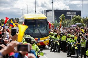 بازگشت تیم ملی کلمبیا و استقبال پرشور هواداران