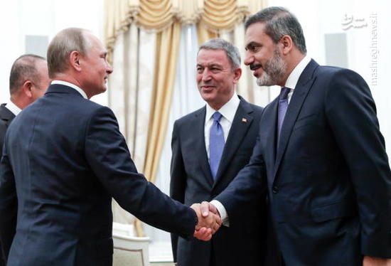 عکس/ دیدار مقامات ارشد ترکیه با پوتین