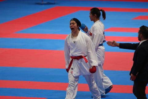 فیلم/ کسب مدال برنز کاراته بازی های آسیایی توسط پگاه زنگنه