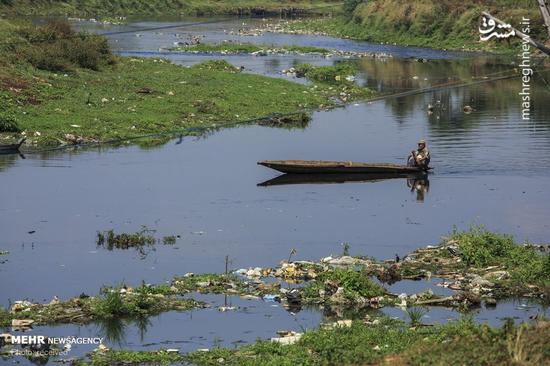 عکس/ زندگی در کنار کثیف ترین رودخانه جهان‎