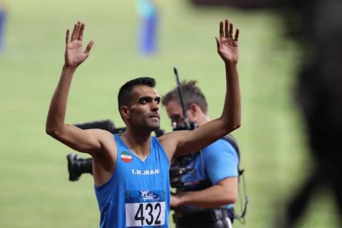 مرادی مدال نقره 1500 متر را کسب کرد