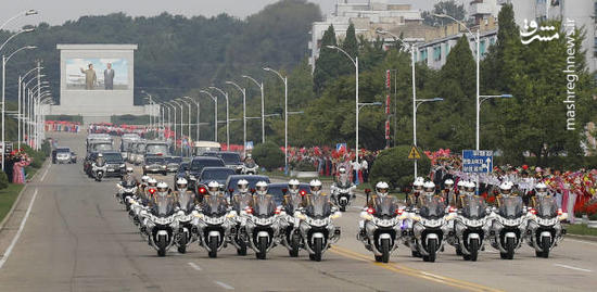 عکس/ اسکورت مقامات دو کره در پیونگ یانگ