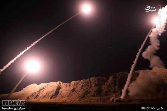 فیلم/ حمله موشکی سپاه به مقر تروریست‌های اهواز