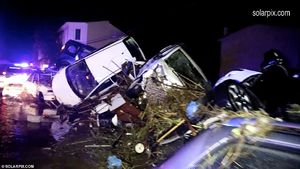 سیل مرگبار در اسپانیا