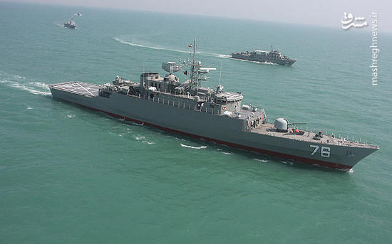 فیلم/ اخطار ناوهای ایرانی به هواپیمای آمریکایی