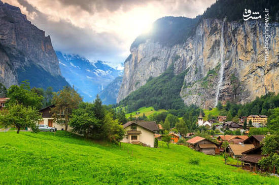 عکس/ دره ای زیبا در سوئیس