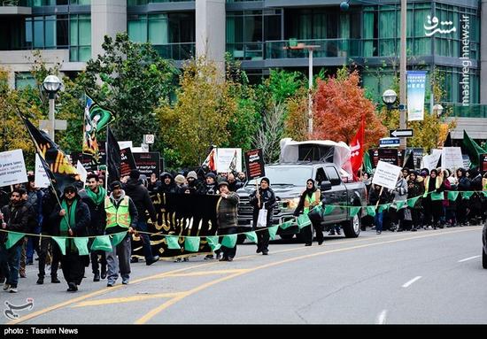 عکس/ راهپیمایی اربعین حسینی در کانادا