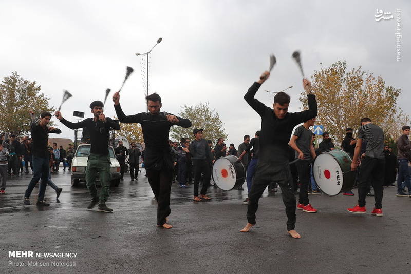 راهپیمایی جاماندگان اربعین حسینی در بیرجند