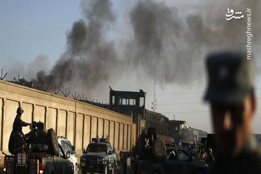 فیلم/ حمله افراد مسلح به دانشگاه کابل