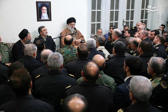 عکس/ دیدار رهبر انقلاب با فرماندهان نیروی انتظامی