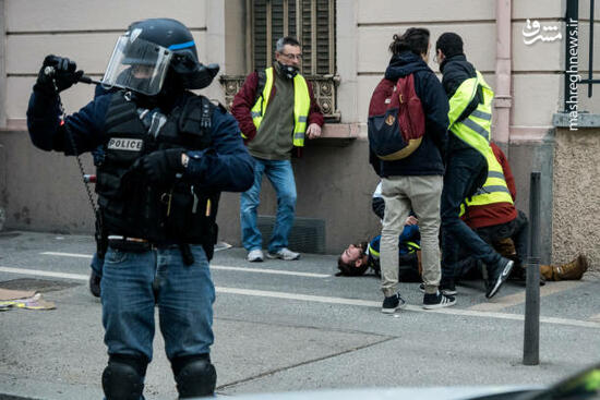 آیا سلاح پلیس فرانسه در تظاهرات کشنده است؟ +عکس