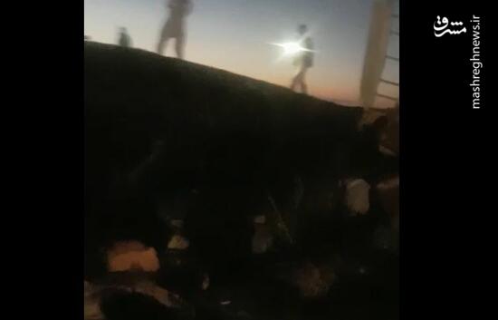 فیلم جدید از حمله انتحاری به اتوبوس حامل نیروهای سپاه