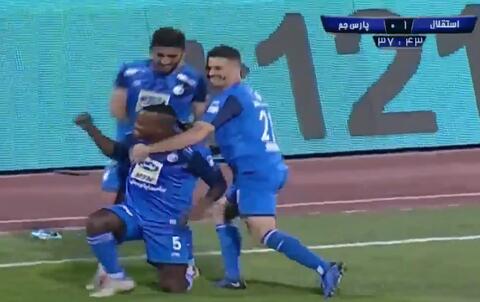 فیلم/ گل دوم استقلال به پارس جنوبی توسط پاتوسی