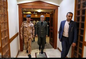 عکس/ دیدار فرماندهان عالی رتبه عراق با امیر حاتمی