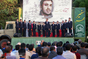 جشن تولد شهید جهاد مغنیه در گلزار شهدای بهشت زهرا (س)