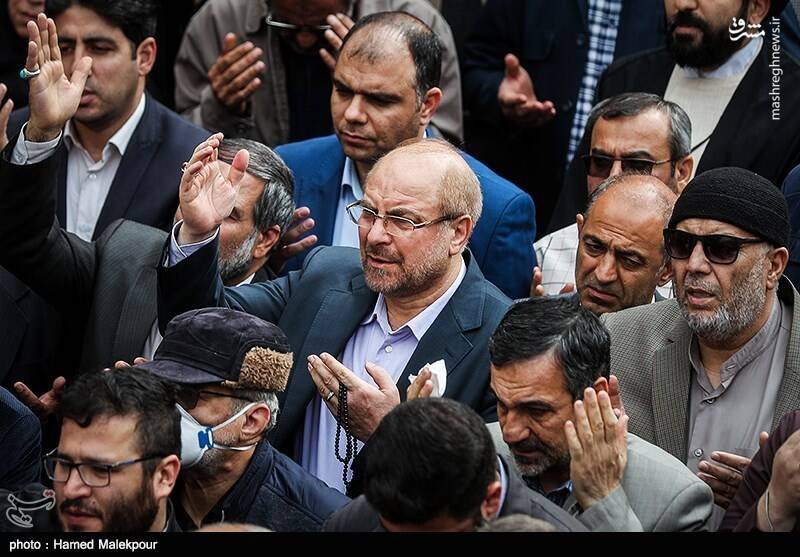 عکس/ تشییع پیکر مادر شهیدان طهرانی‌مقدم