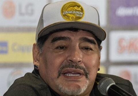واکنش مارادونا به ناکامی در فوتبال مکزیک