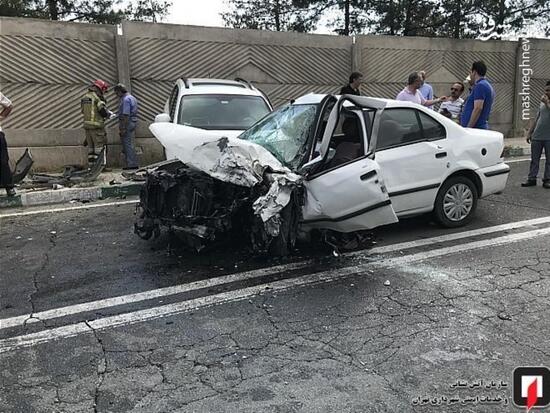 عکس/ تصادف خونین سمند و کیا