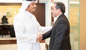 عکس/ دیدار عراقچی با وزیر امور خارجه قطر