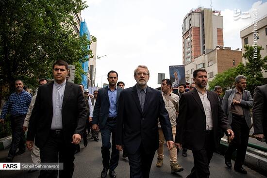 عکس/ حضور مسئولان نظام در راهپیمایی روز قدس