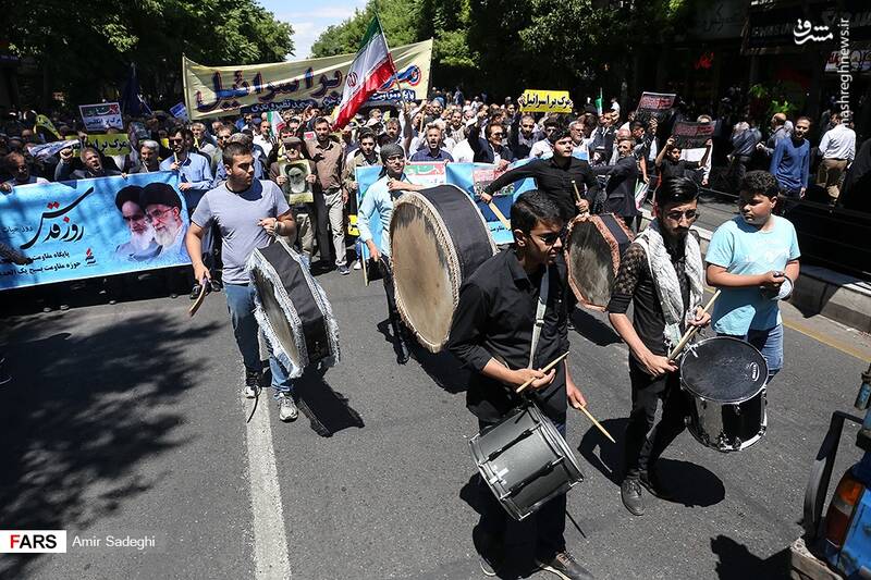 راهپیمایی روز قدس در تبریز