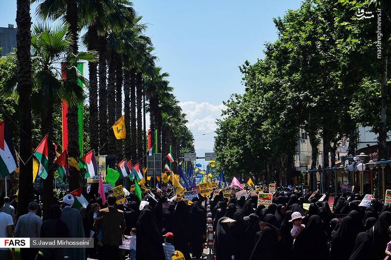 راهپیمایی روز قدس در رشت