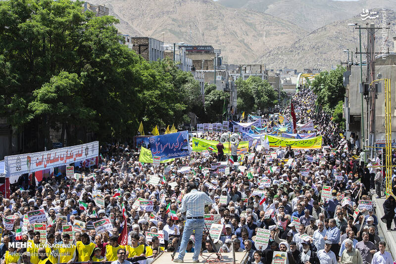 راهپیمایی روز قدس در اراک