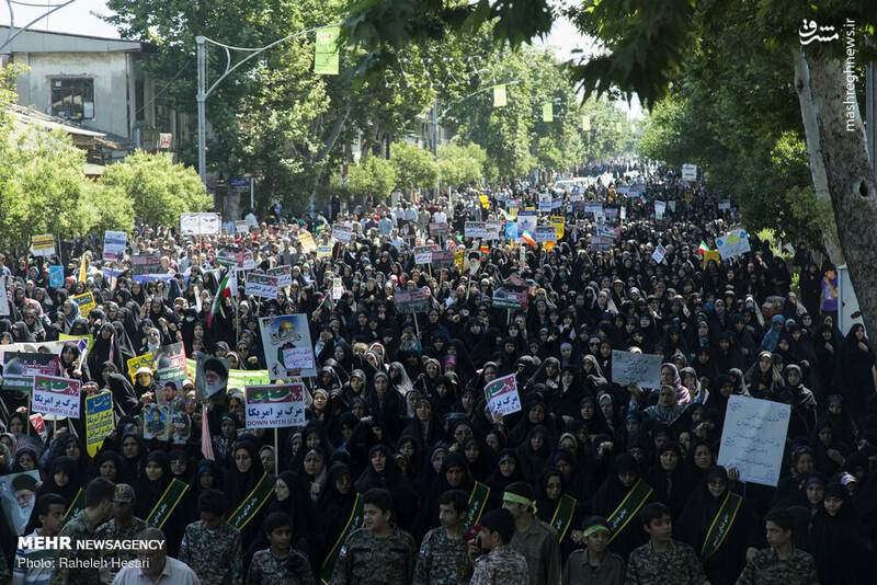 راهپیمایی روز قدس در گرگان