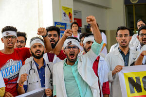 اعتصاب پزشکان هندی در اعتراض به خشونت‎ بیماران
