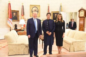 دیدار عمران خان با ترامپ