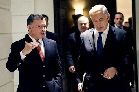 پادشاه اردن درخواست نتانیاهو برای دیدار را نپذیرفت