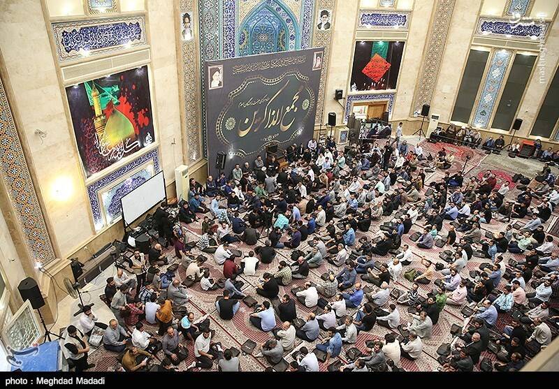 عکس/ شعرا و مداحان در مراسم ختم محمدباقر منصوری