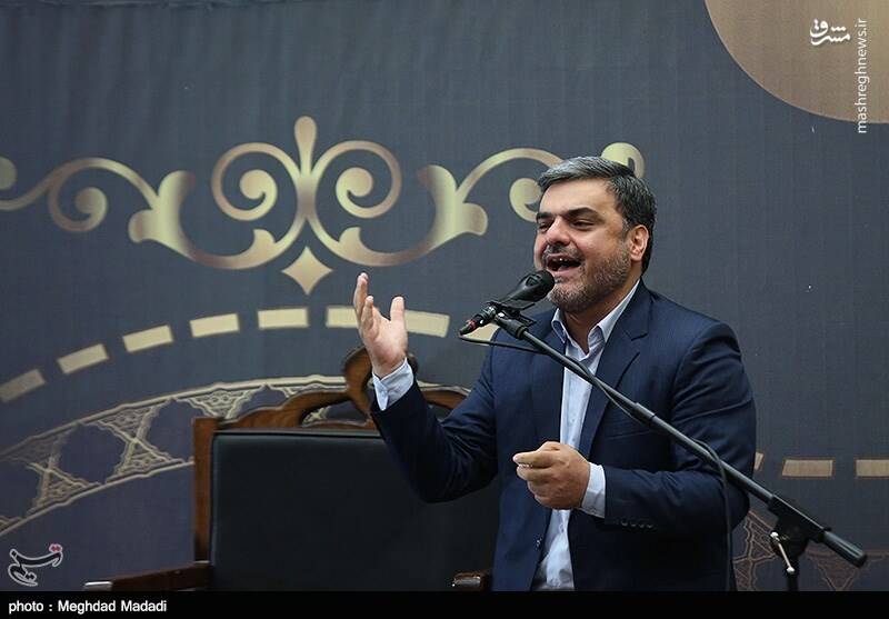 عکس/ شعرا و مداحان در مراسم ختم محمدباقر منصوری